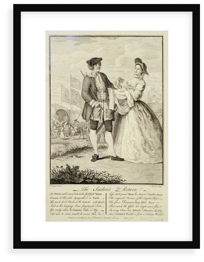 'The Sailor's Return' (caricature) by Louis Pierre Boitard
