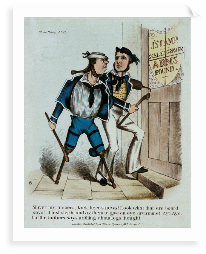 'Droll Doings No 29. Shiver my timbers, Jack by C.F.