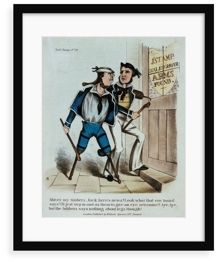 'Droll Doings No 29. Shiver my timbers, Jack by C.F.