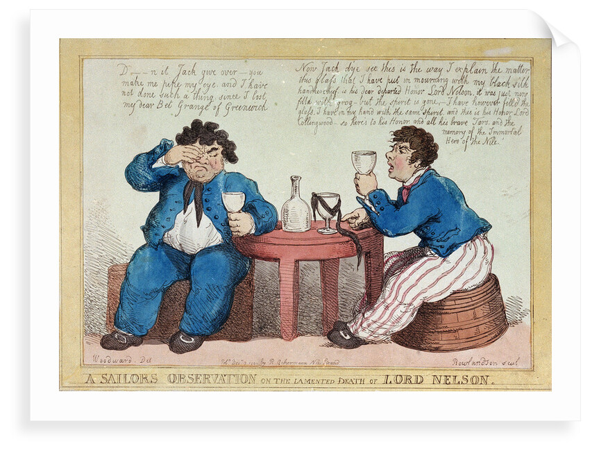 A sailor's observation on the lamented death of Lord Nelson by George M. Woodward