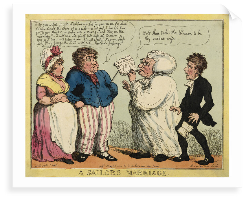 A sailor's marriage by George M. Woodward