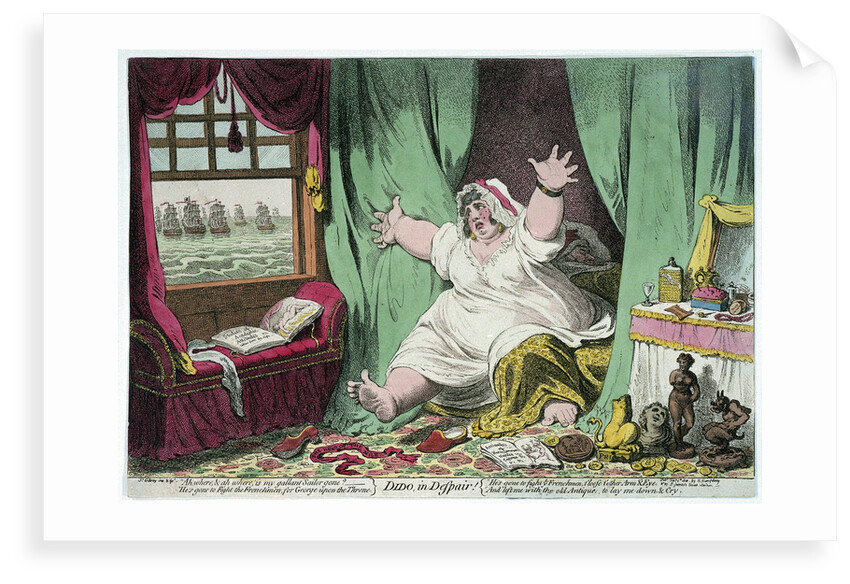 Dido in despair by James Gillray