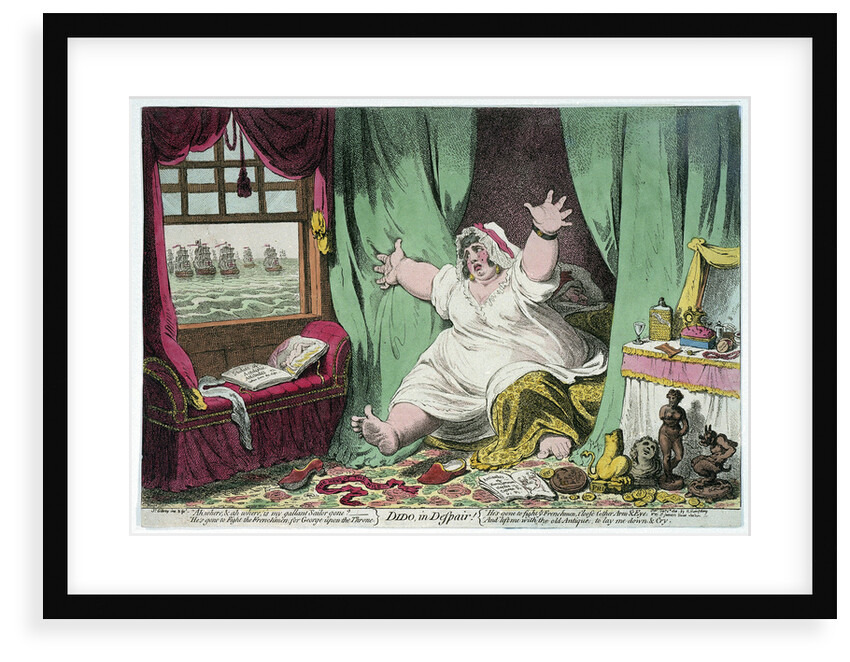 Dido in despair by James Gillray