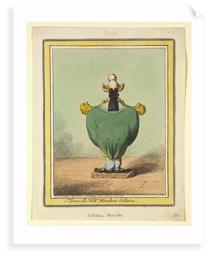 Nelson as a Greek vase by H. Humphrey