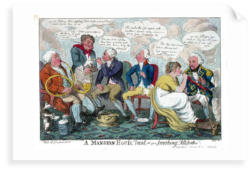 A Mansion House treat or smoking attitudes by S.W. Fores