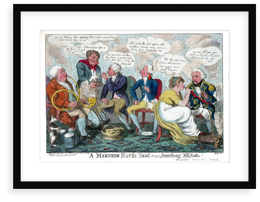 A Mansion House treat or smoking attitudes by S.W. Fores