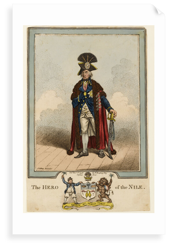 The Hero of the Nile by James Gillray