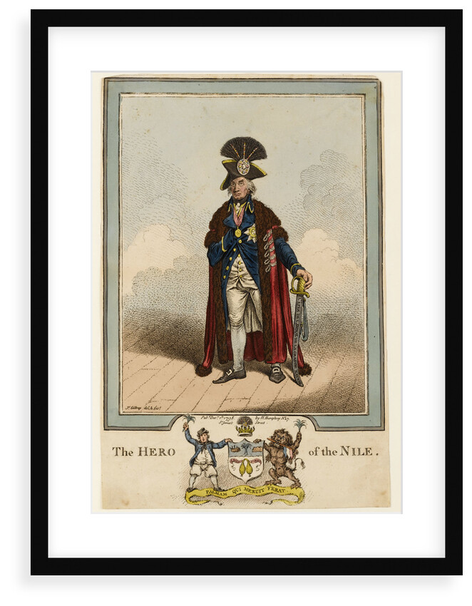The Hero of the Nile by James Gillray