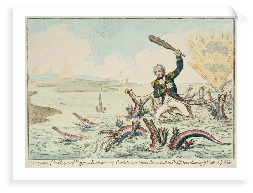 Extirpation of the Plagues of Egypt... by James Gillray