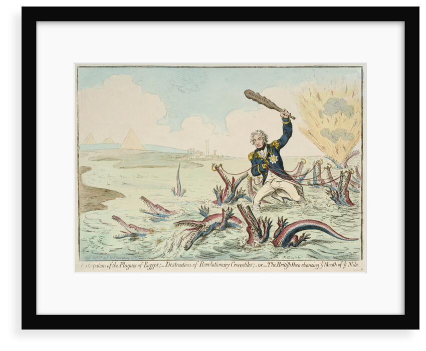 Extirpation of the Plagues of Egypt... by James Gillray