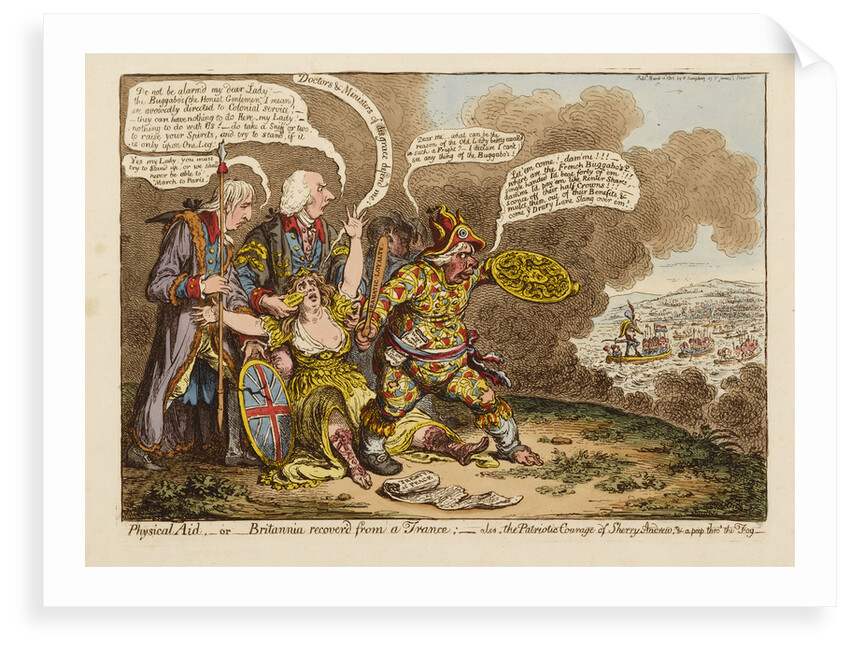 Physical Aid... by James Gillray