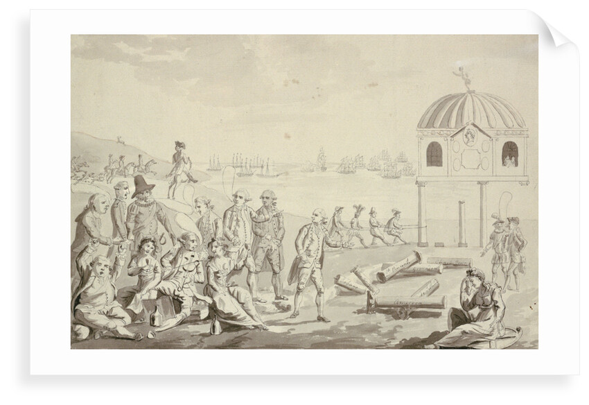 The Royal Hunt or a prospect of the Year 1782 by North Briton