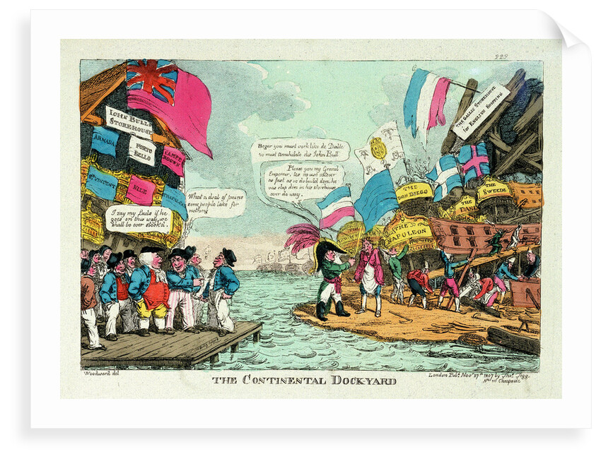 The Continental Dock-yard by George M. Woodward