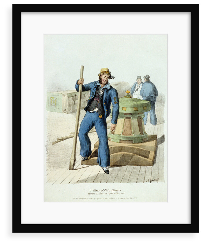 1st Class of Petty Officers: Master at Arms, or Quarter Master by M. Gauci