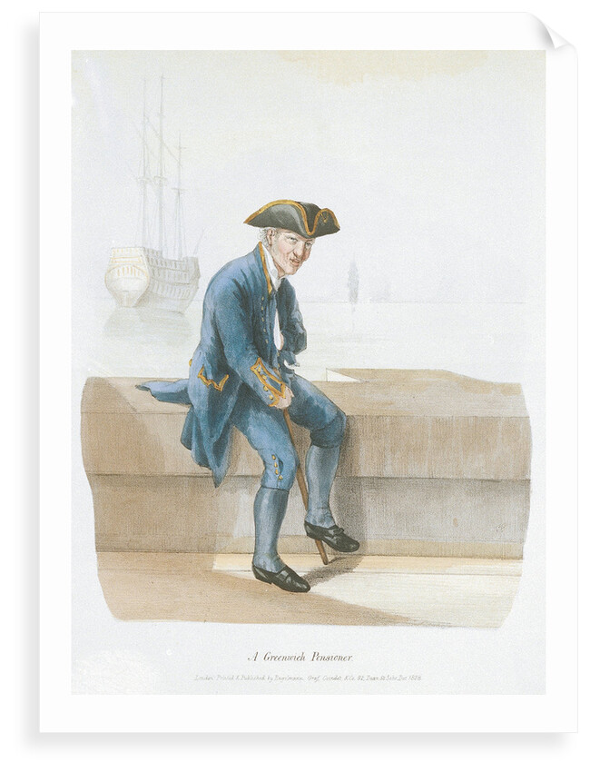 A Greenwich Pensioner (uniform) by Engelmann