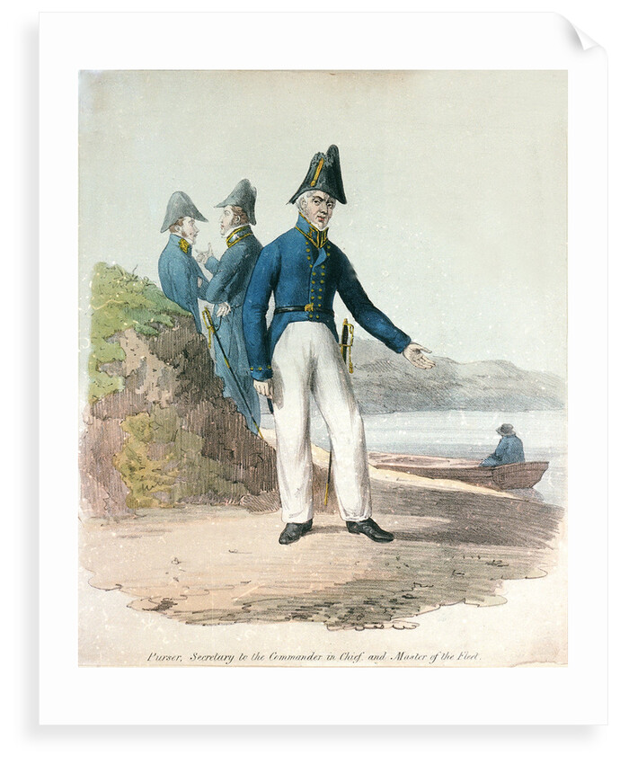 Purser, secretary to the commander in chief and master of the fleet by Unknown