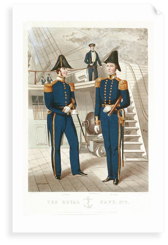 The Royal Navy. No 3. Doctor. Boatswain. Master by R.H.C. Ubsdell
