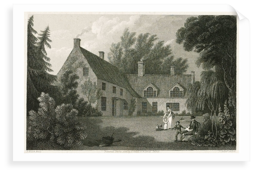 The Parsonage House of Burham Thorpe by Isaac Pocock