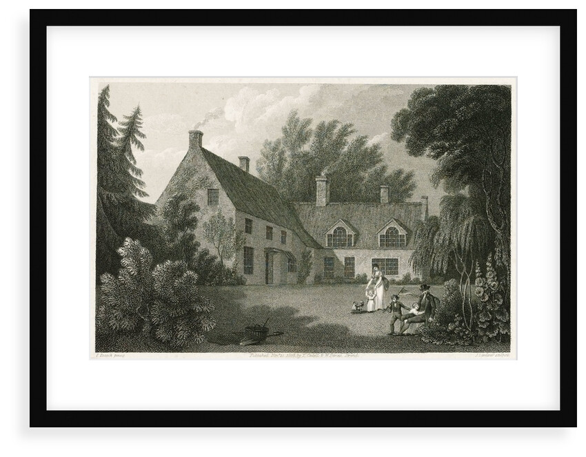 The Parsonage House of Burham Thorpe by Isaac Pocock