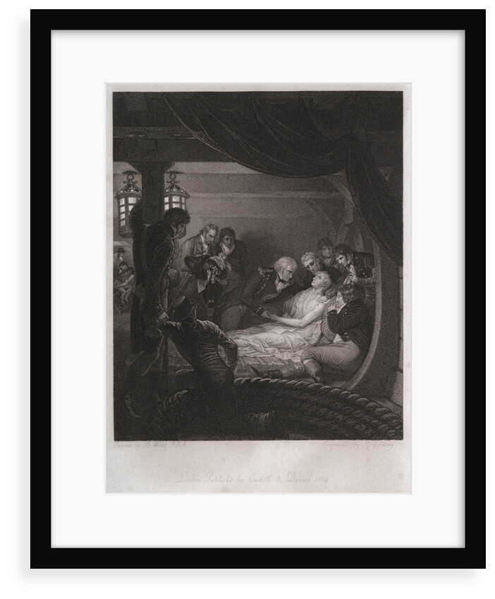 Death of Nelson on board the 'Victory' by Benjamin West
