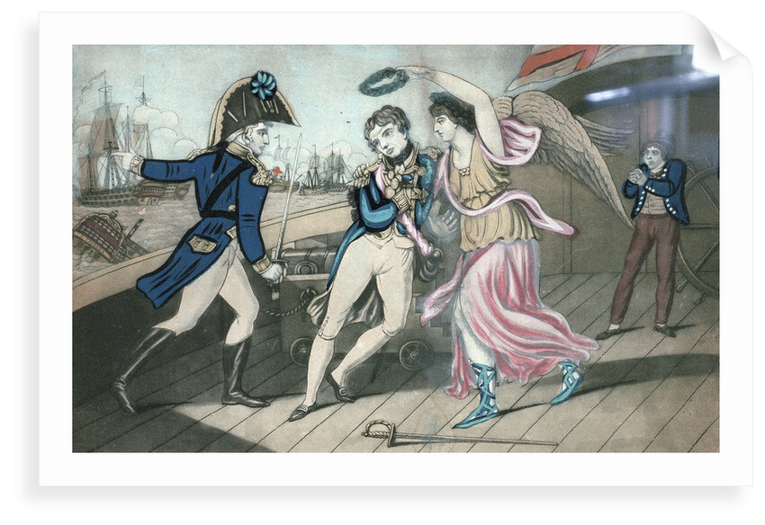 The Noble Admiral Lord Nelson, falling in the Arms of Victory... by P. Patriarcha