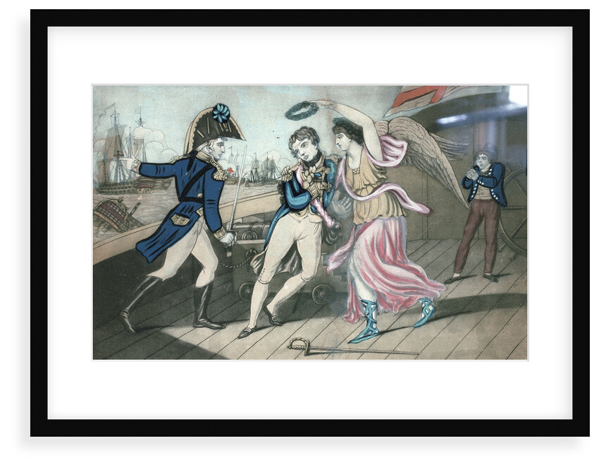The Noble Admiral Lord Nelson, falling in the Arms of Victory... by P. Patriarcha