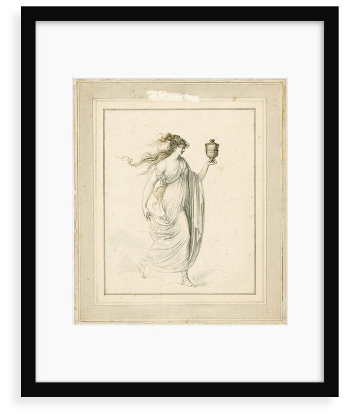 Emma Hart as the goddess of health by Richard Cosway