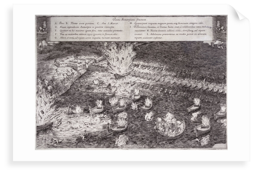 The Hellburners of Antwerp, 1585 by unknown