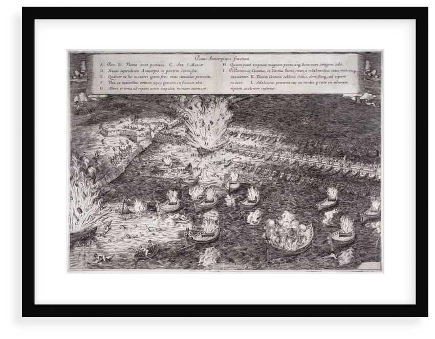 The Hellburners of Antwerp, 1585 by unknown