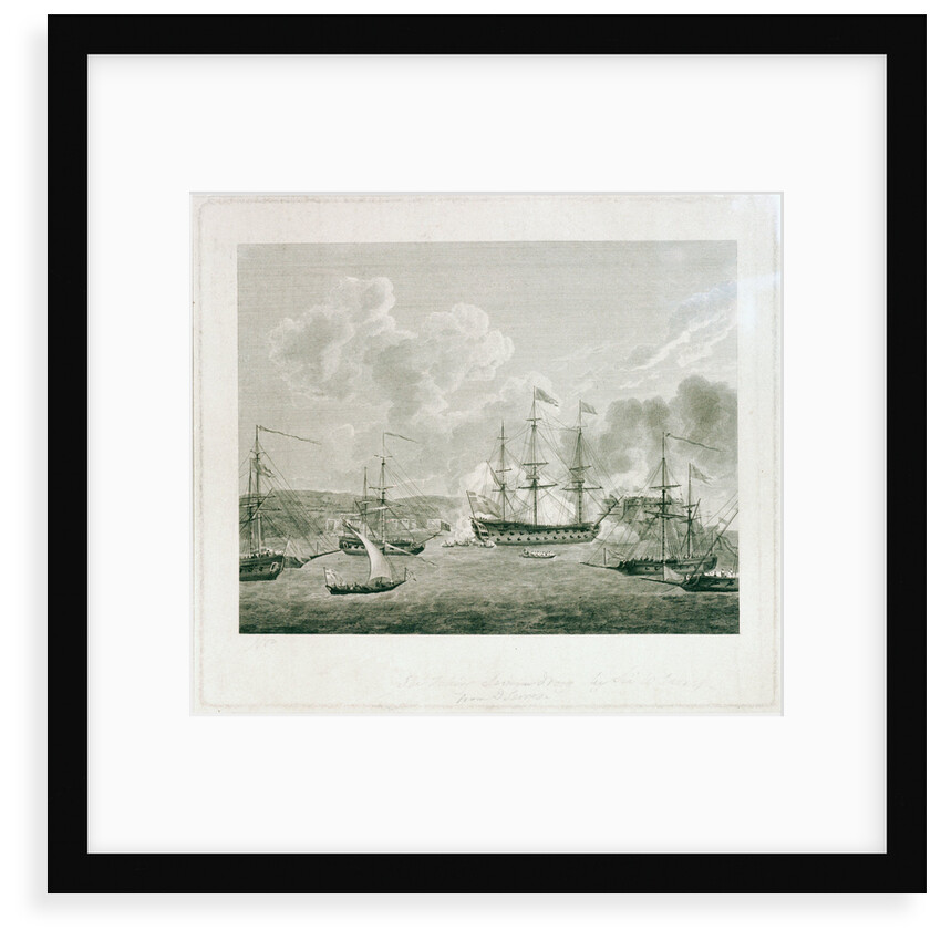 The taking Severndroog by Sir W James from D Serres by Dominic Serres