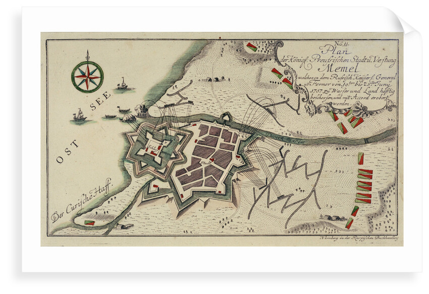 Plan of Memel by unknown