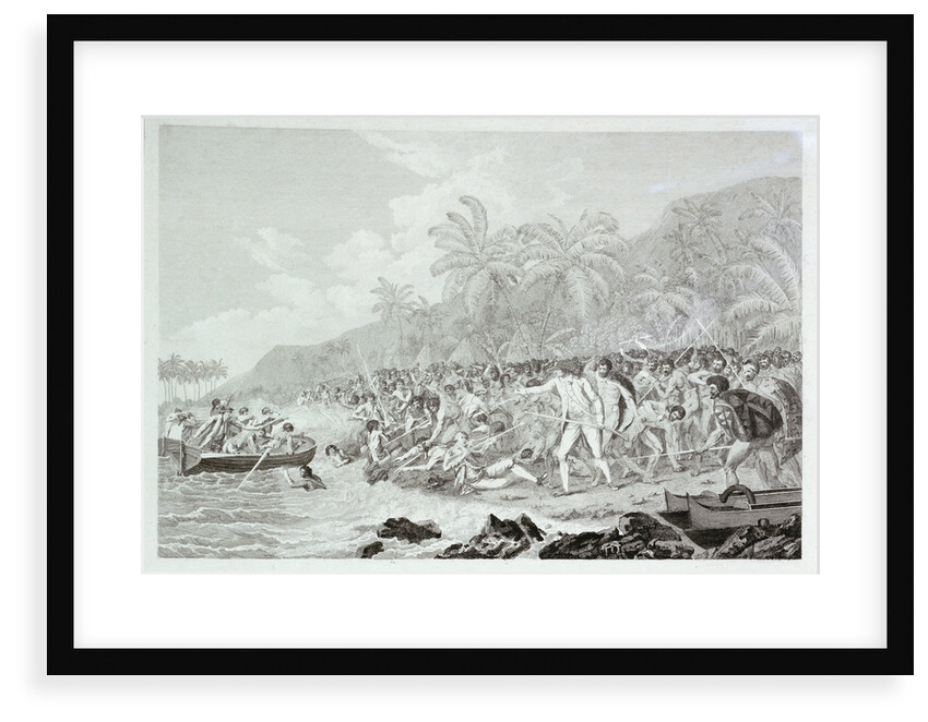 The Death of Captain Cook (untitled) by Francesco Bartolozzi