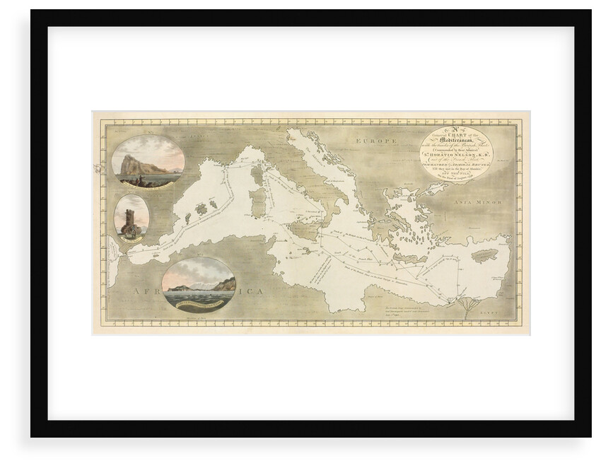 General Chart of the Mediterranean by J. White