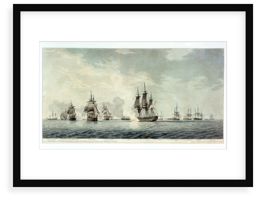 Battle of the Nile by Francis Chesham