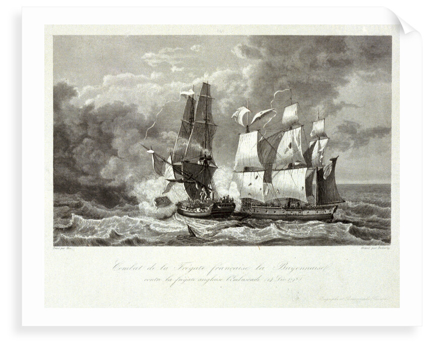 Position of the French fleet at the Battle of the Nile, 1 August 1798 by Emeric