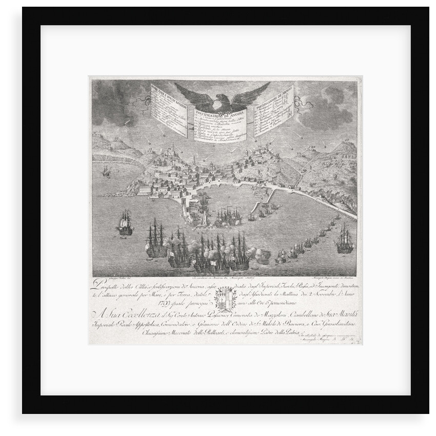 Attack on Ancona, Italy, 2 November 1799 by Guiseppi Fabbri