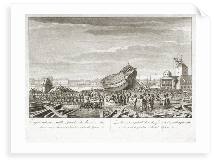 The Battle of Copenhagen, 1807 by unknown