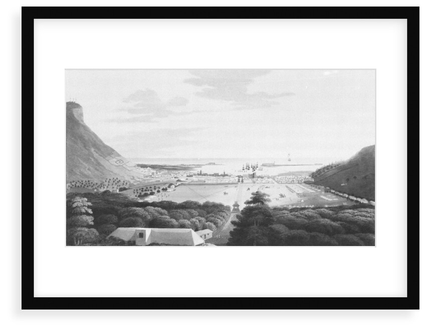 Isle of France No. 4. Port Louis, from the Champ de Mars by R. Temple