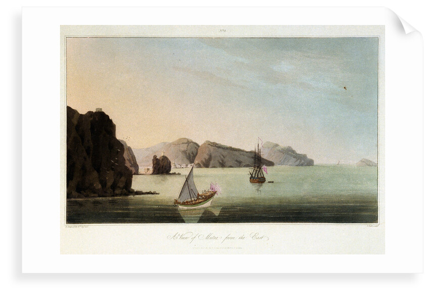 No. 4 'A View of Mutra from the east' by R. Temple