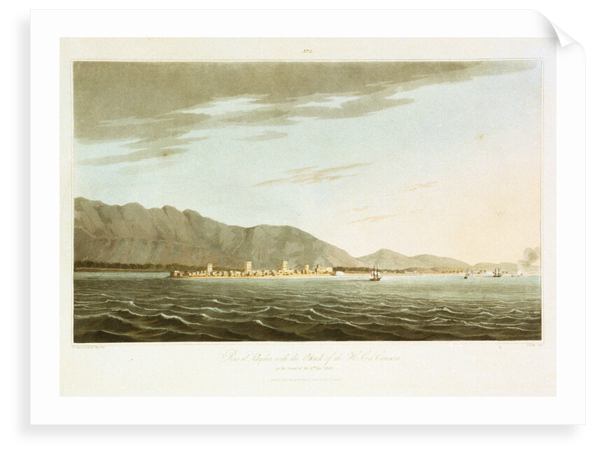 No. 5 'Rusul Khyma, with the attack of the H C-s Cruisers on the evening of 11 November 1809' by R. Temple