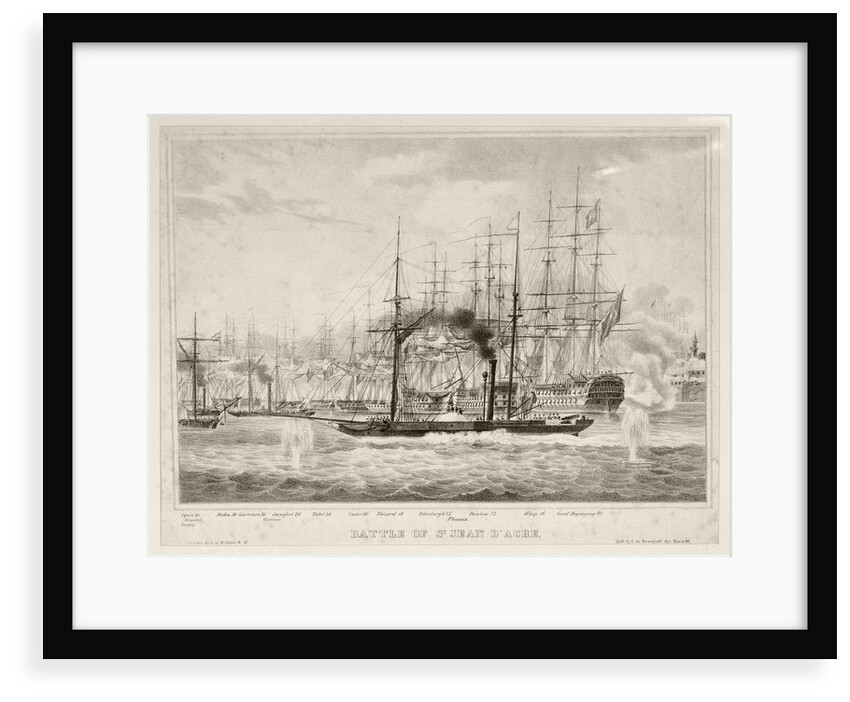 The Battle of St. Jean d'Acre, 3 November 1840 by J.K. Wilson