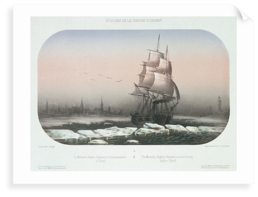 The 'Miranda' reconnoitering before Revel by Max Beeger