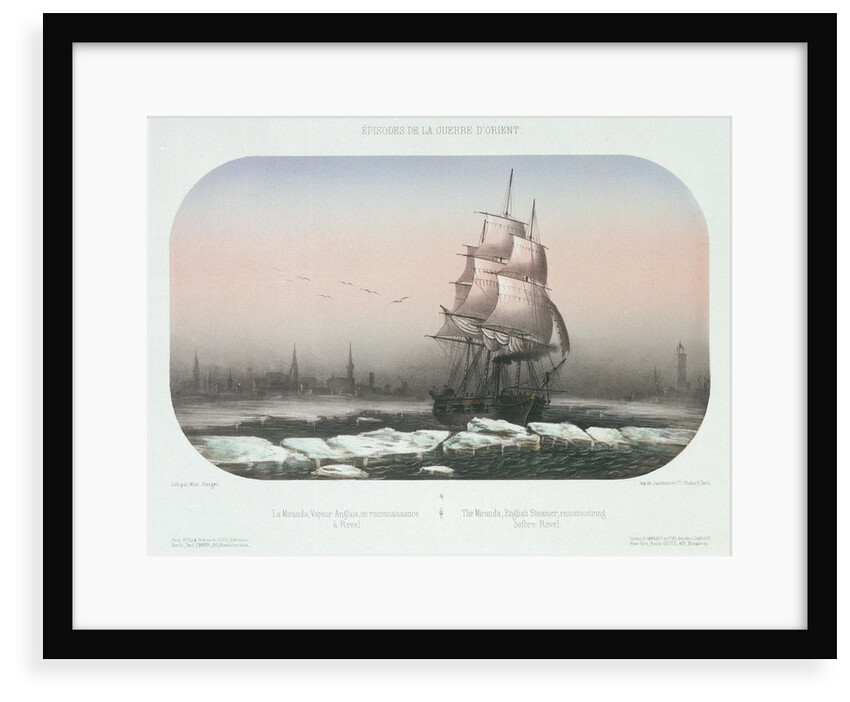 The 'Miranda' reconnoitering before Revel by Max Beeger