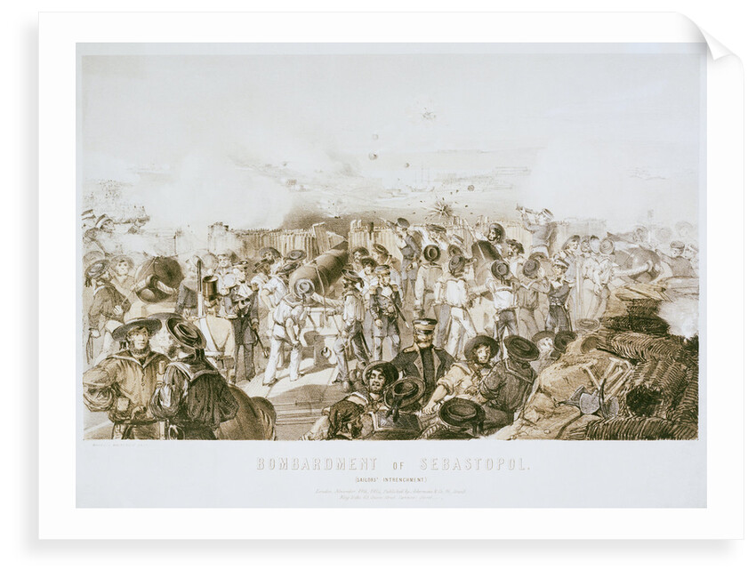 Bombardment of Sebastopol (Sailors Intrenchment) by Maxwell Mackenzie