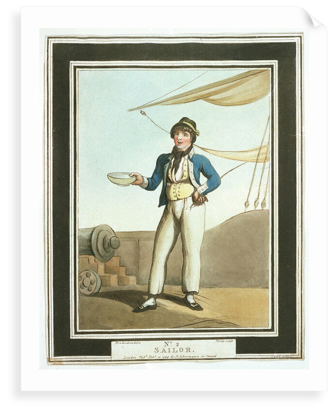 Sailor: no. 2 in series by Thomas Rowlandson