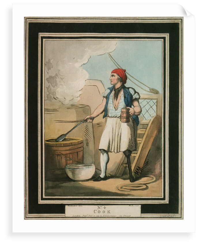 Cook: no. 4 in series by Thomas Rowlandson
