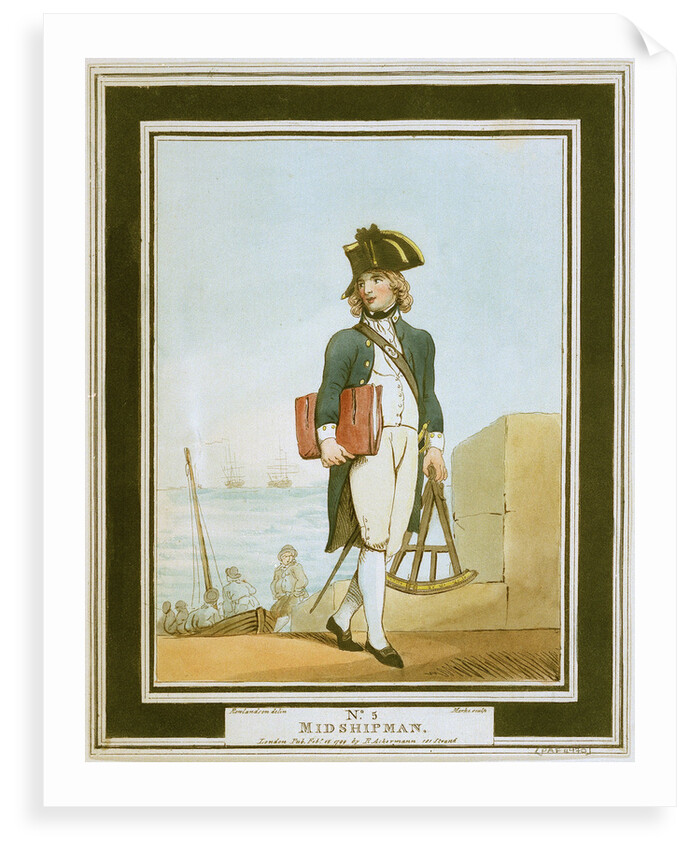 Midshipman by Thomas Rowlandson