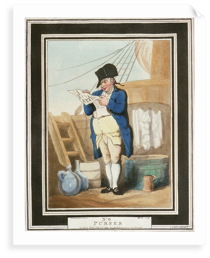 Purser by Thomas Rowlandson