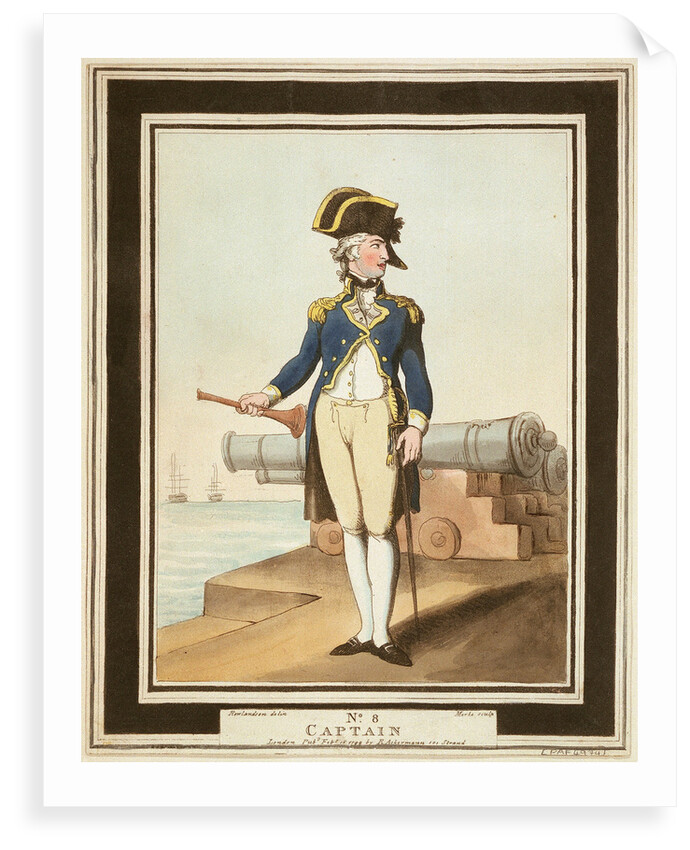Captain: no. 8 in series by Thomas Rowlandson
