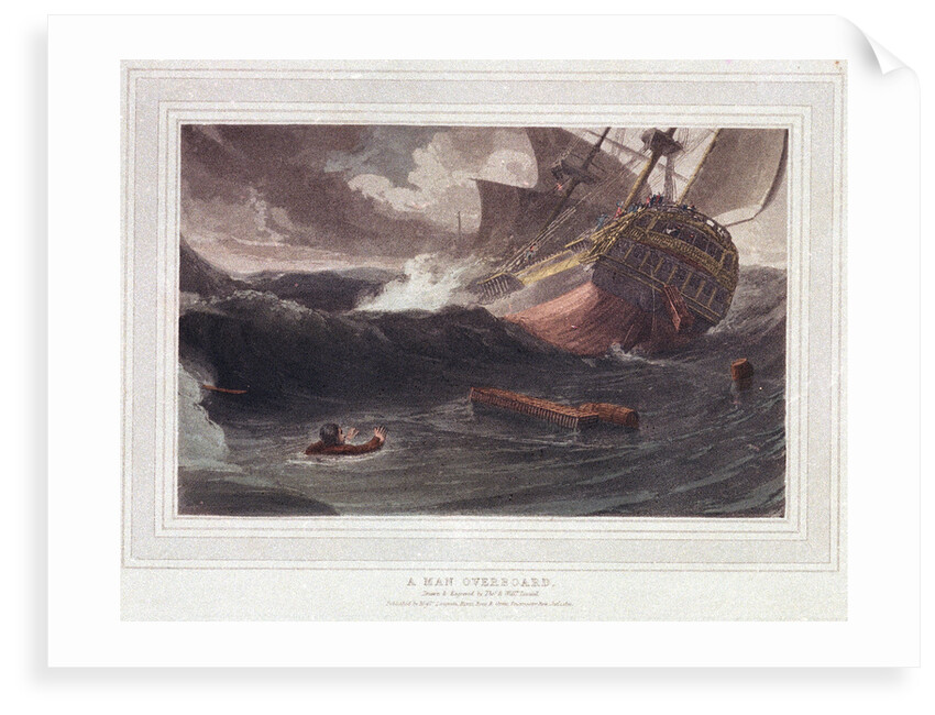 A man overboard by Thomas Daniell